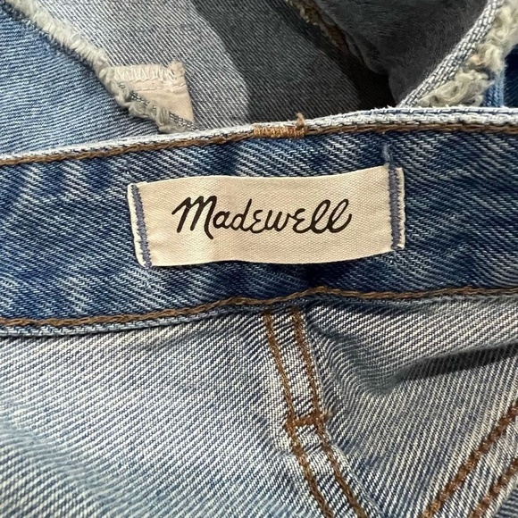 Madewell Relaxed Denim Distressed‎ Shorts - Picture 3 of 7